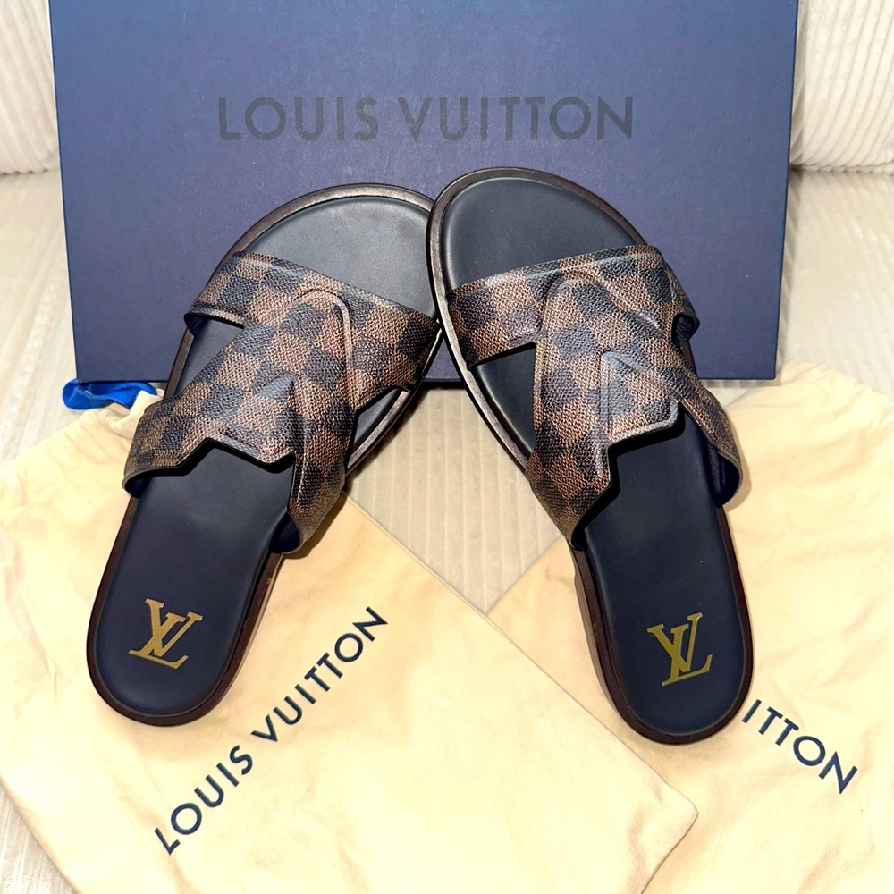 100% Louis Vuitton Men Oasis Mule🤍